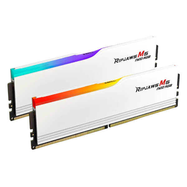G.Skill Ripjaws M5 Neo RGB 32GB (16GBx2) DDR5 6000MHz Desktop RAM (White)
